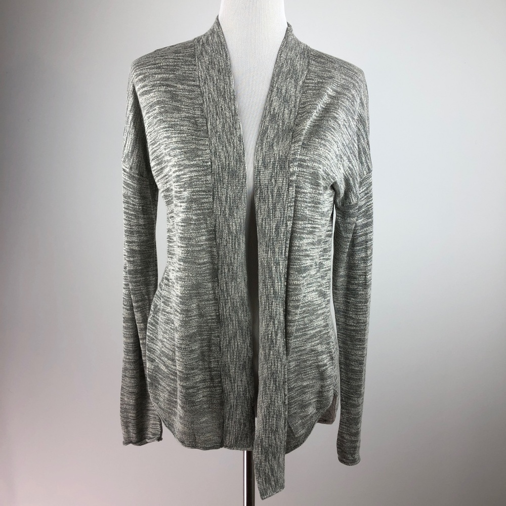 Express Open Front Knit Cardigan Sweater Cowl Neck